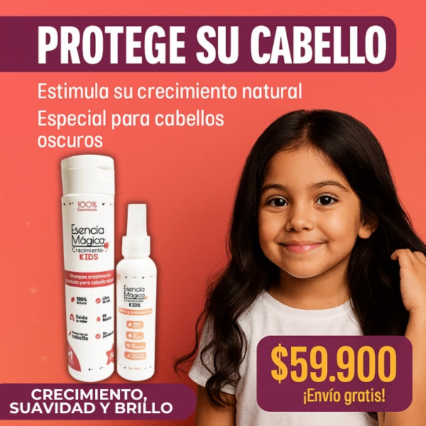 Esencia Mágica® KIDS – Nutrición Profunda y Crecimiento Rizos y Lisos