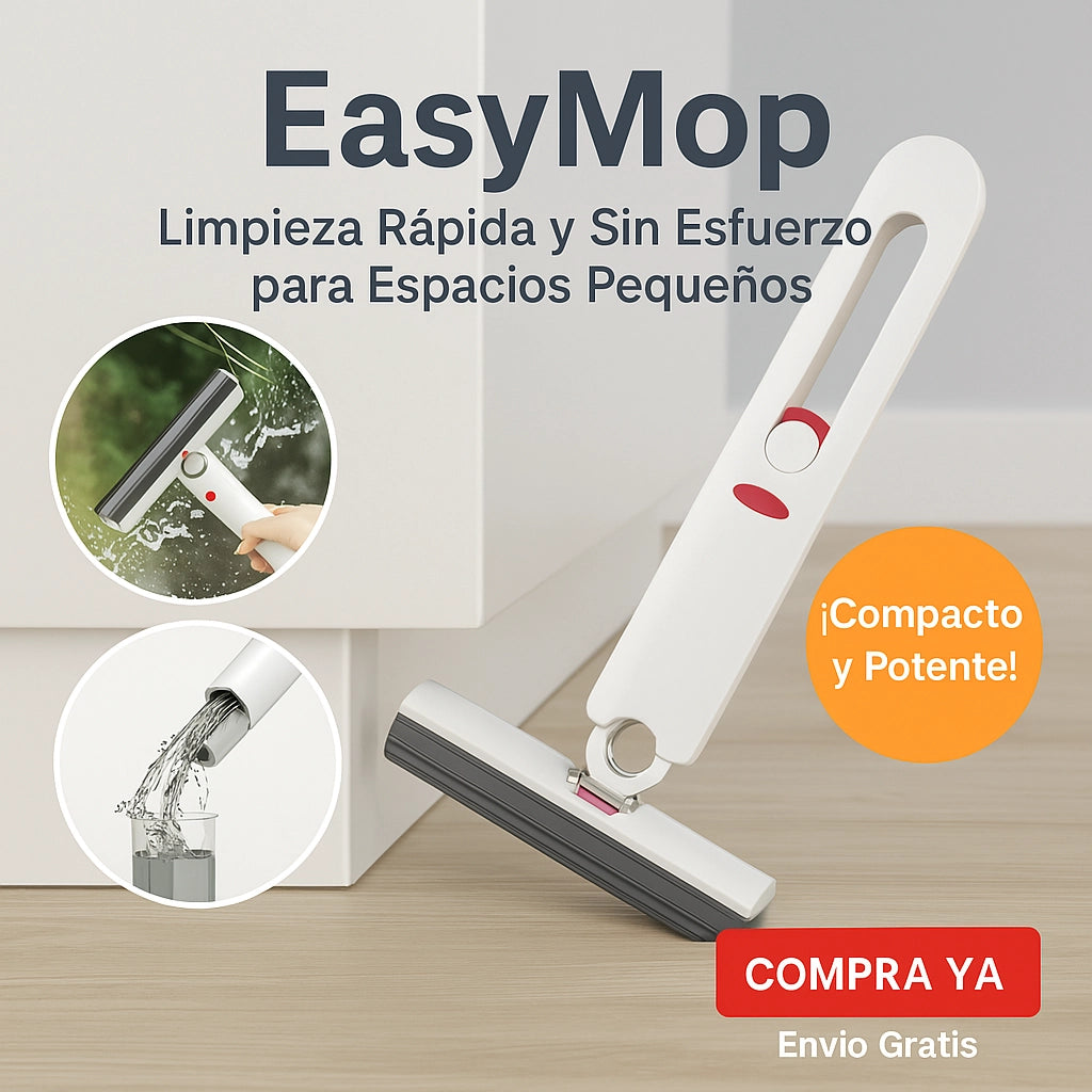 EasyMop – Limpieza Rápida y Sin Esfuerzo para Espacios Pequeños