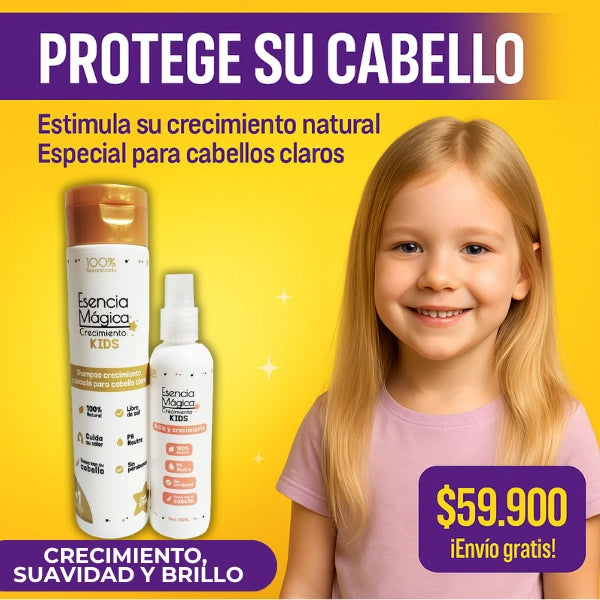 Esencia Mágica® KIDS – Nutrición Profunda y Crecimiento Rizos y Lisos