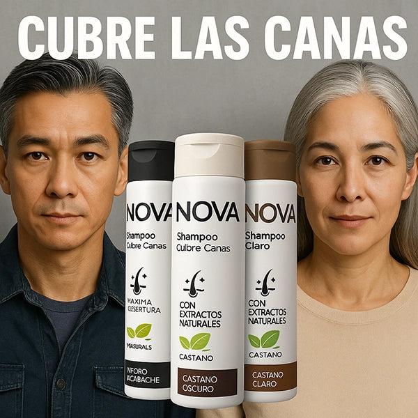 Shampoo NOVA – Cubre Canas con Extractos Naturales